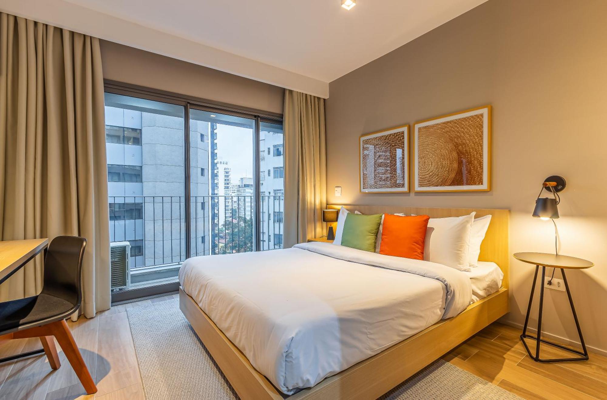 סאו פאולו Apartamentos Proximos Ao Masp E A Metros Da Estacao Consolacao E Avenida Paulista - Next Haddock חדר תמונה