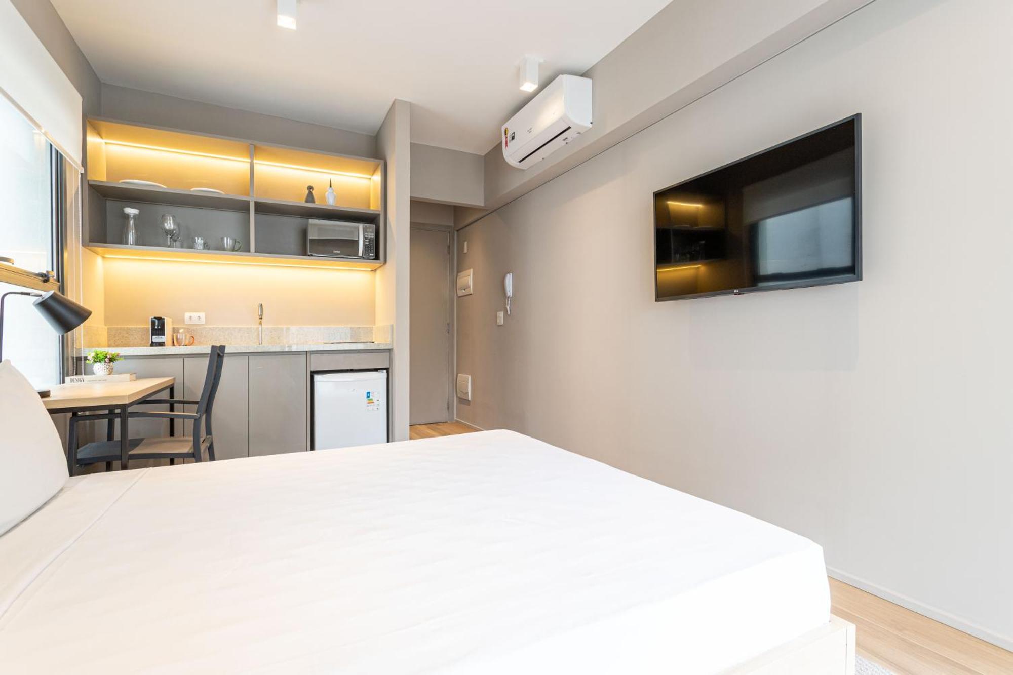סאו פאולו Apartamentos Proximos Ao Masp E A Metros Da Estacao Consolacao E Avenida Paulista - Next Haddock מראה חיצוני תמונה