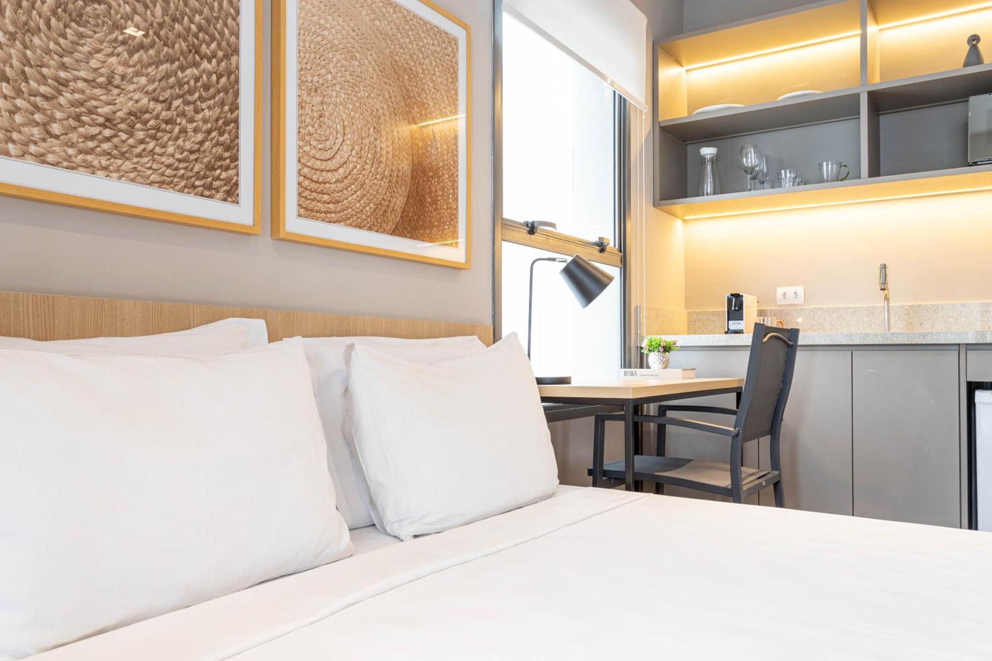 סאו פאולו Apartamentos Proximos Ao Masp E A Metros Da Estacao Consolacao E Avenida Paulista - Next Haddock מראה חיצוני תמונה