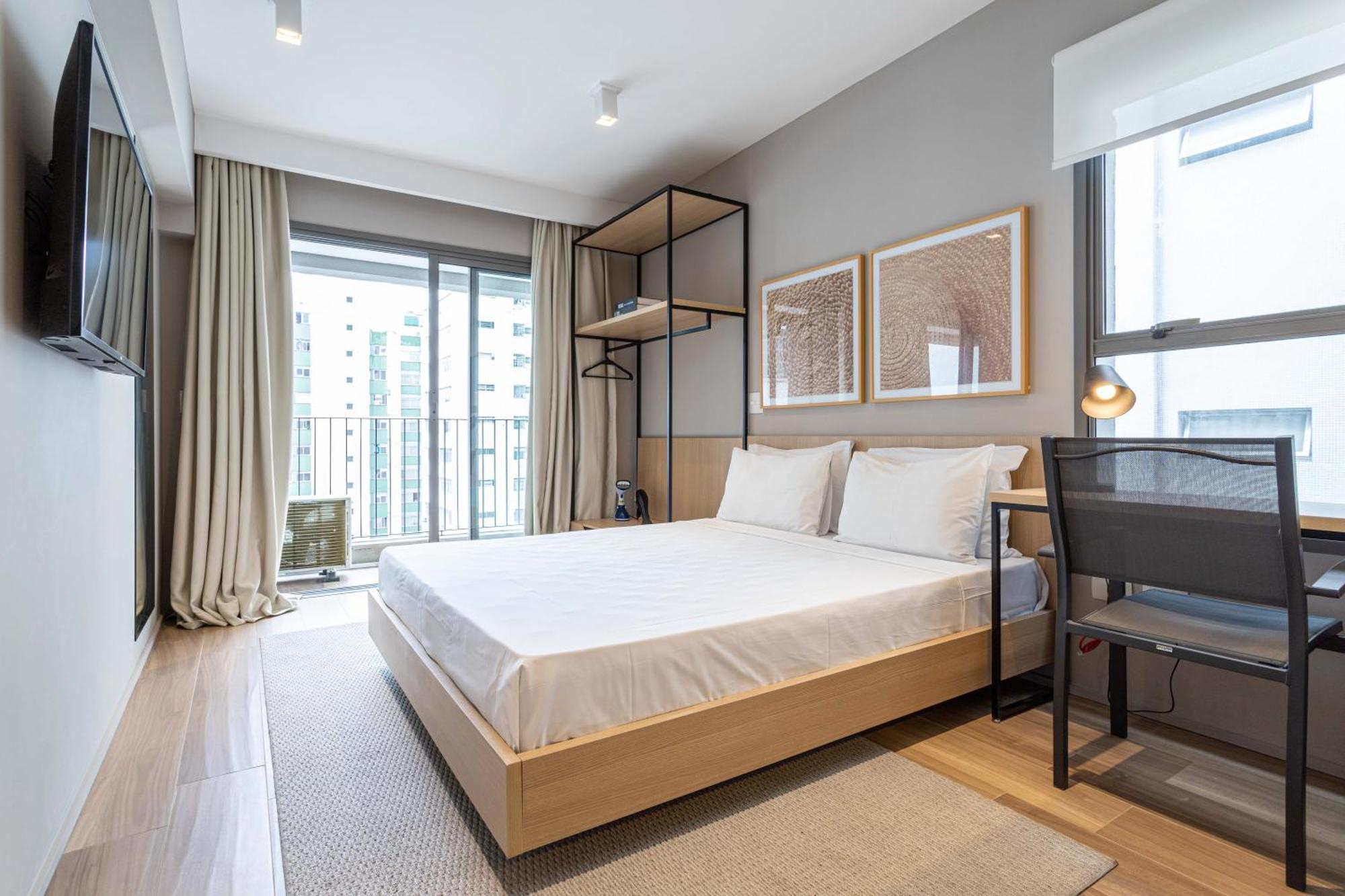 סאו פאולו Apartamentos Proximos Ao Masp E A Metros Da Estacao Consolacao E Avenida Paulista - Next Haddock מראה חיצוני תמונה