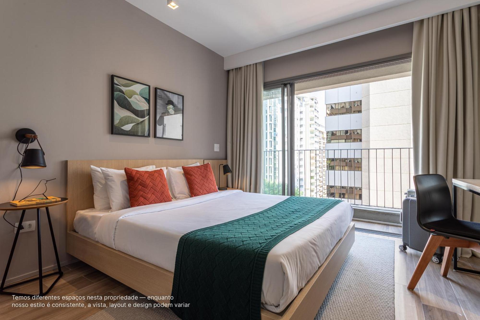 סאו פאולו Apartamentos Proximos Ao Masp E A Metros Da Estacao Consolacao E Avenida Paulista - Next Haddock חדר תמונה