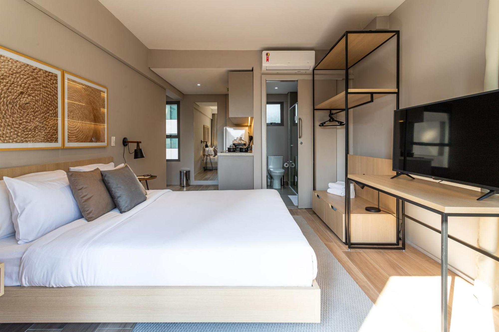 סאו פאולו Apartamentos Proximos Ao Masp E A Metros Da Estacao Consolacao E Avenida Paulista - Next Haddock חדר תמונה