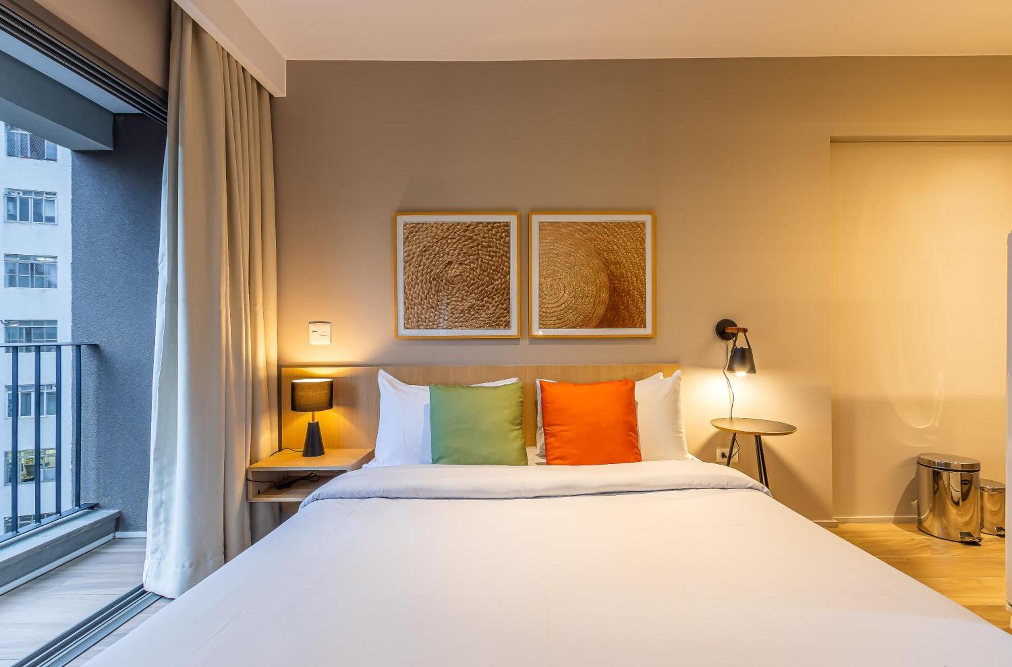 סאו פאולו Apartamentos Proximos Ao Masp E A Metros Da Estacao Consolacao E Avenida Paulista - Next Haddock חדר תמונה