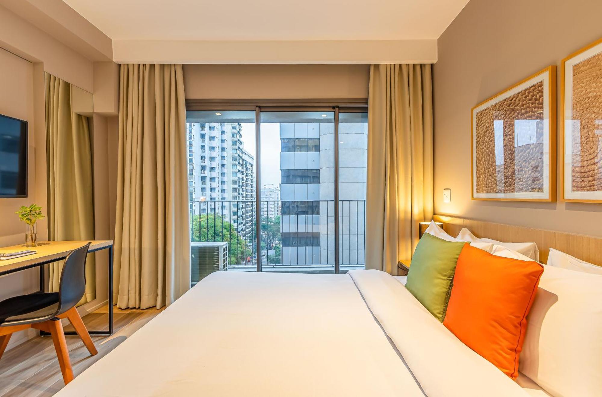 סאו פאולו Apartamentos Proximos Ao Masp E A Metros Da Estacao Consolacao E Avenida Paulista - Next Haddock חדר תמונה