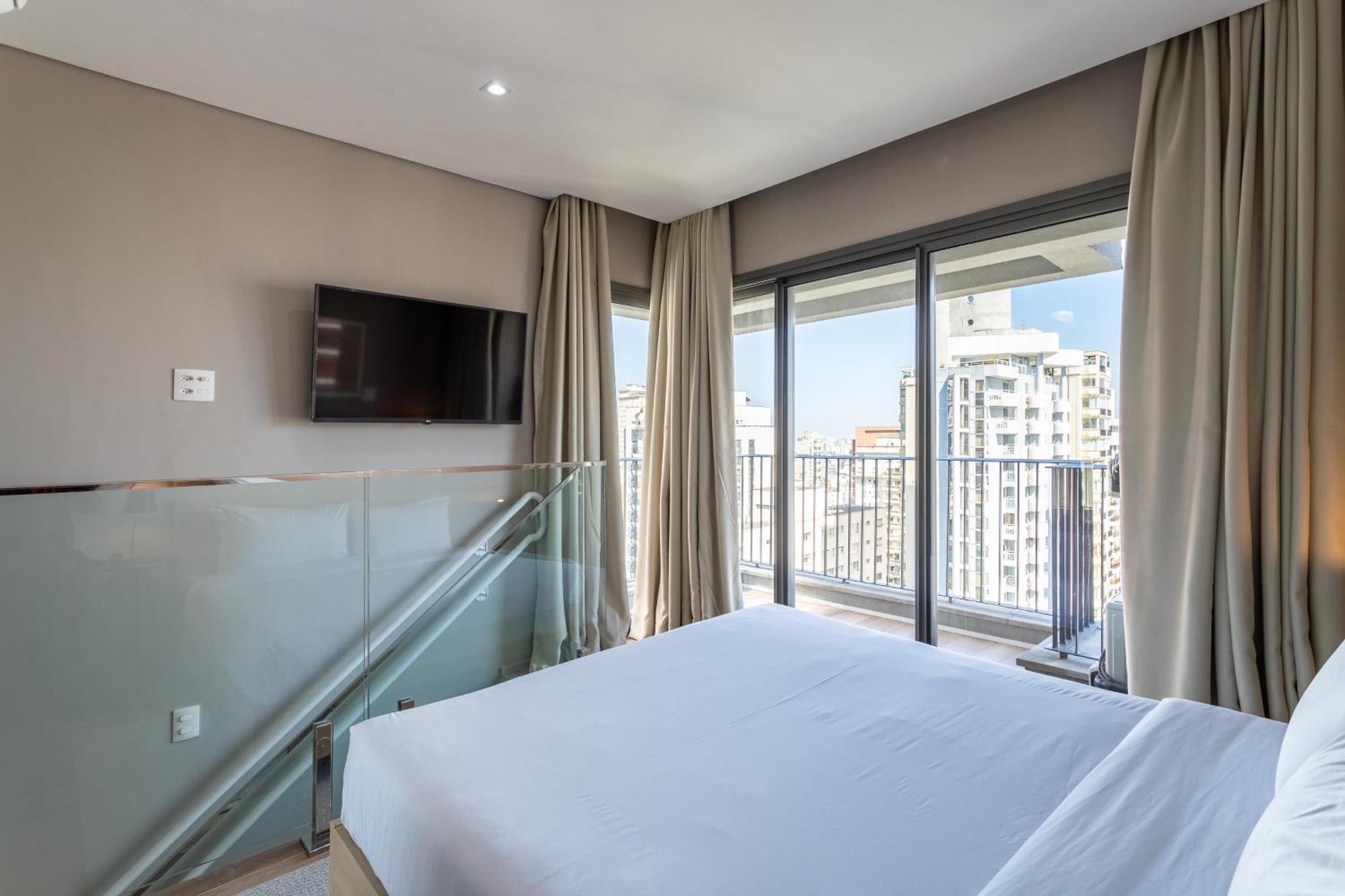 סאו פאולו Apartamentos Proximos Ao Masp E A Metros Da Estacao Consolacao E Avenida Paulista - Next Haddock מראה חיצוני תמונה