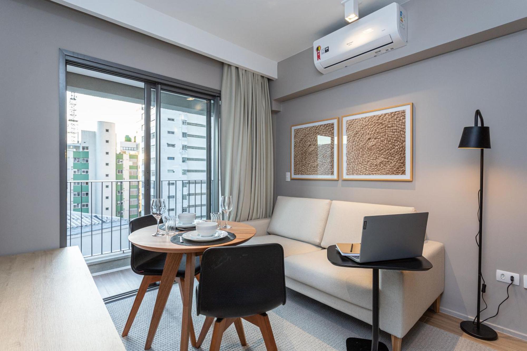סאו פאולו Apartamentos Proximos Ao Masp E A Metros Da Estacao Consolacao E Avenida Paulista - Next Haddock מראה חיצוני תמונה